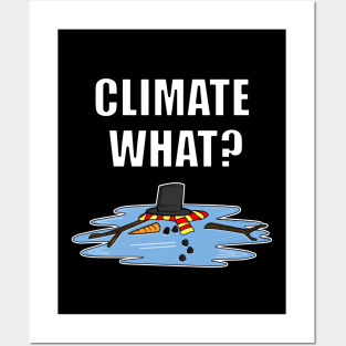 Climate What Melted Snowman Christmas 2020 Funny Posters and Art